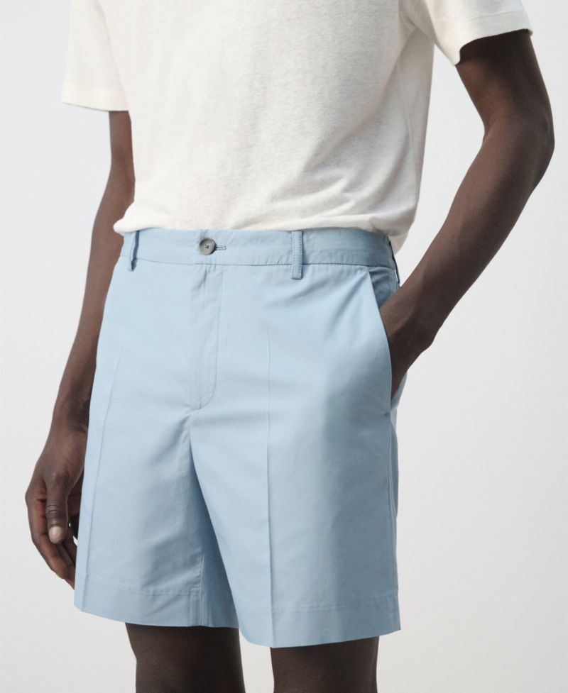 Men's Slim-Fit Cotton-Lyocell 6.69" Bermuda Shorts