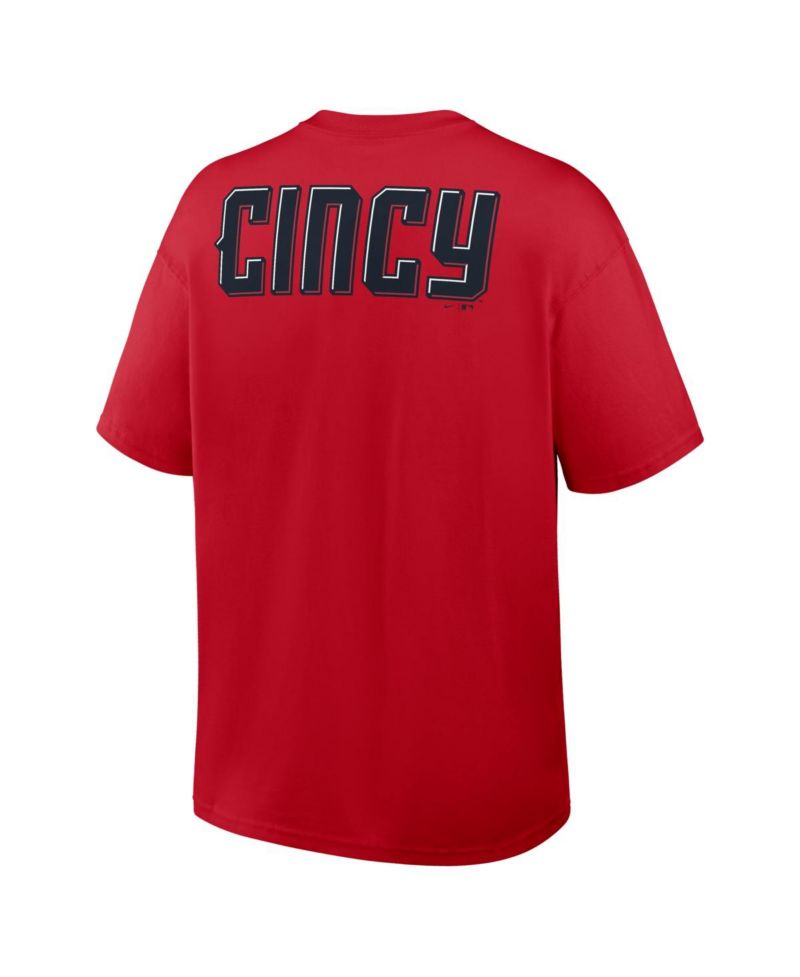 Men's Red Cincinnati Reds City Connect Max90 Pocket T-Shirt