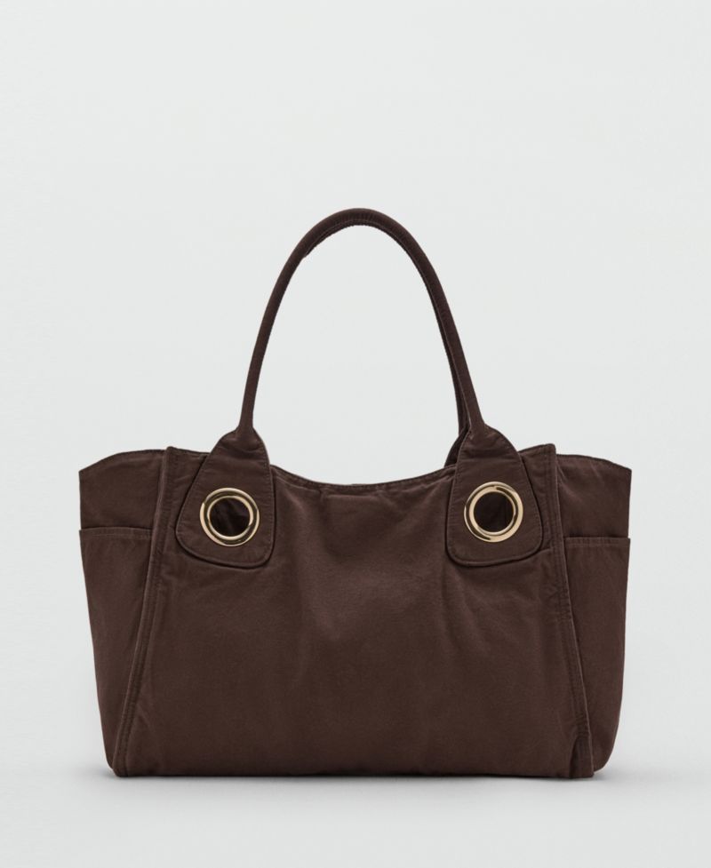 Women's Eyelets Canvas Bag