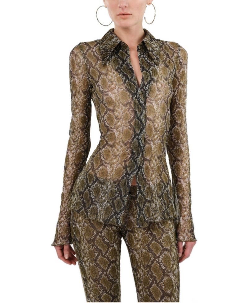 Women's Snake Print Shirt