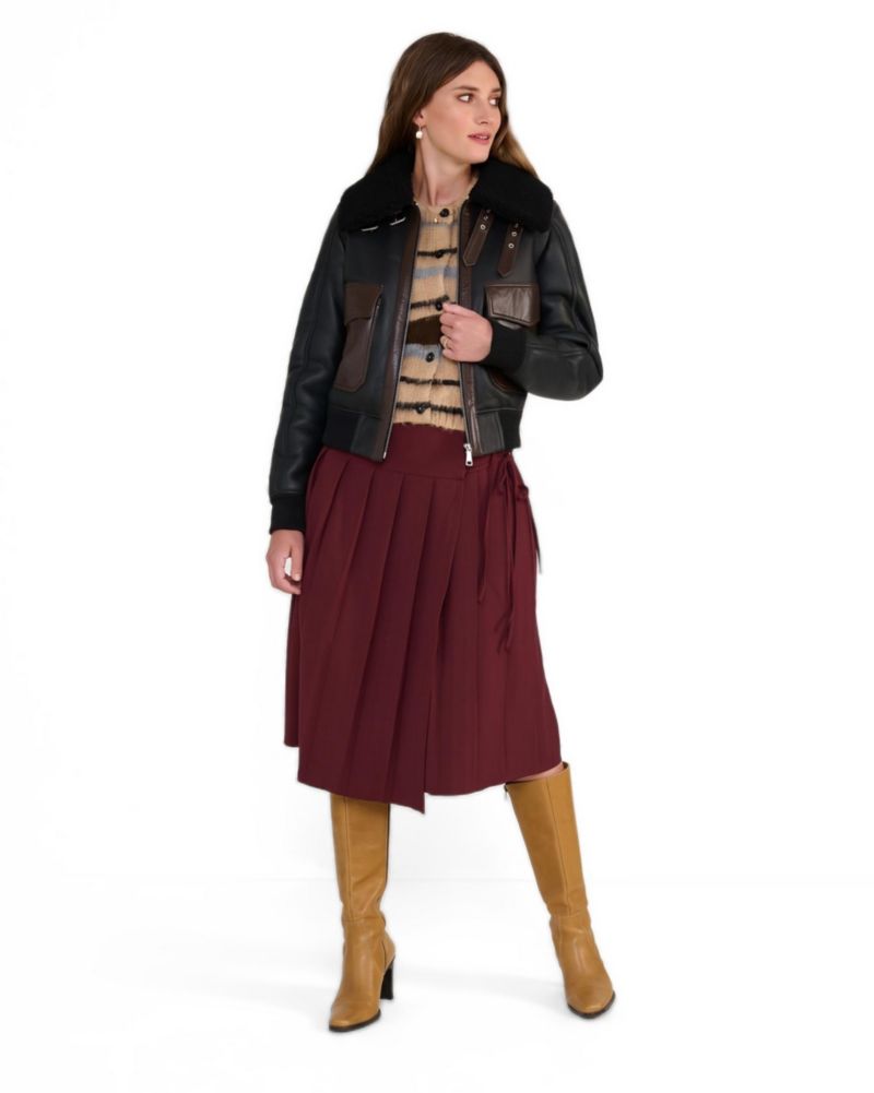 Women's Mabel Shearling Bomber Jacket