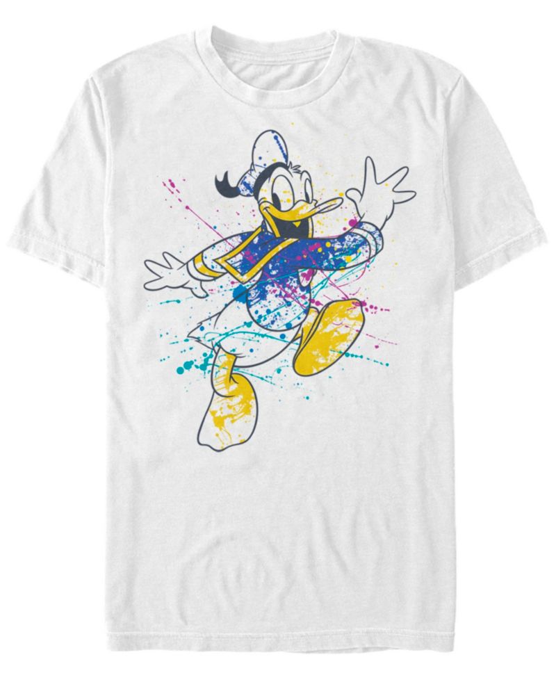 Men's Splatter Donald Short Sleeve T-Shirt