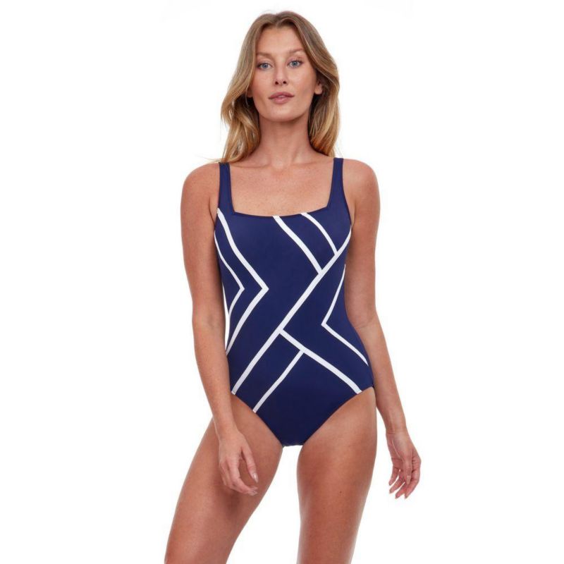 Womens Mirage Full Coverage Square Neck One Piece Swimsuit