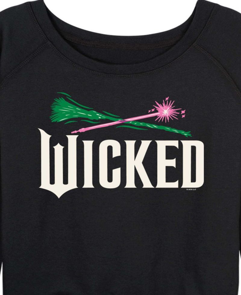 Plus Size Wicked French Terry Long-Sleeve Pullover Top