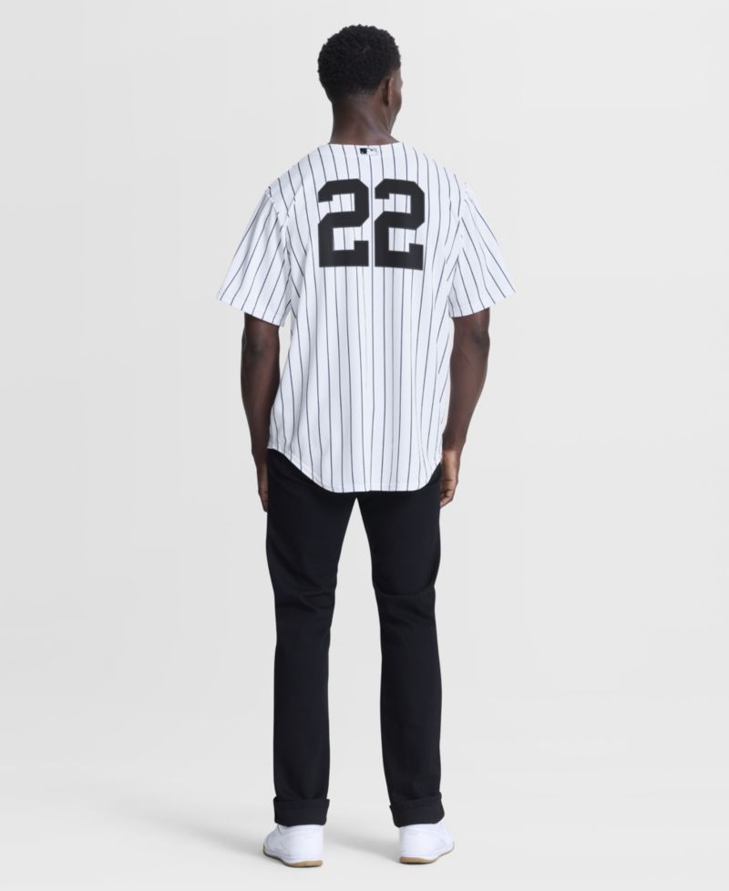Men's Ben Rice White New York Yankees Home Replica Jersey
