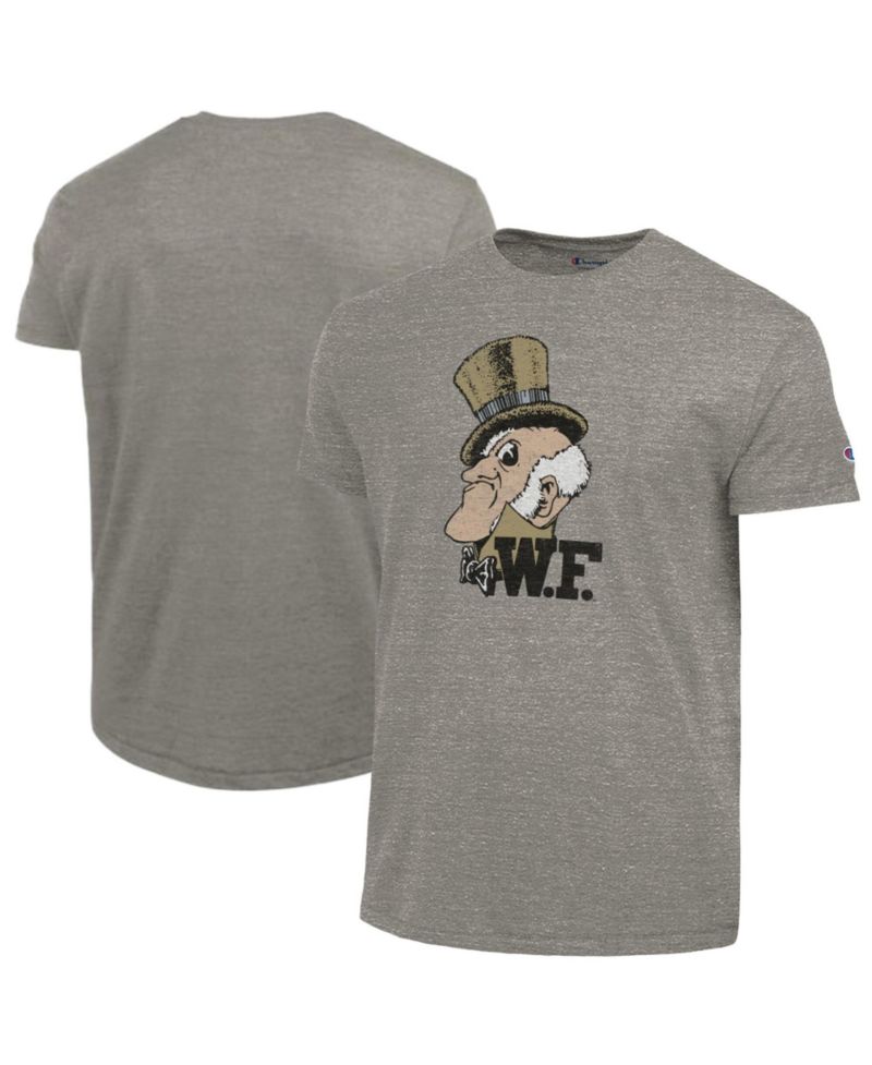 Men's Charcoal Wake Forest Demon Deacons Triumph Tri-Blend T-Shirt