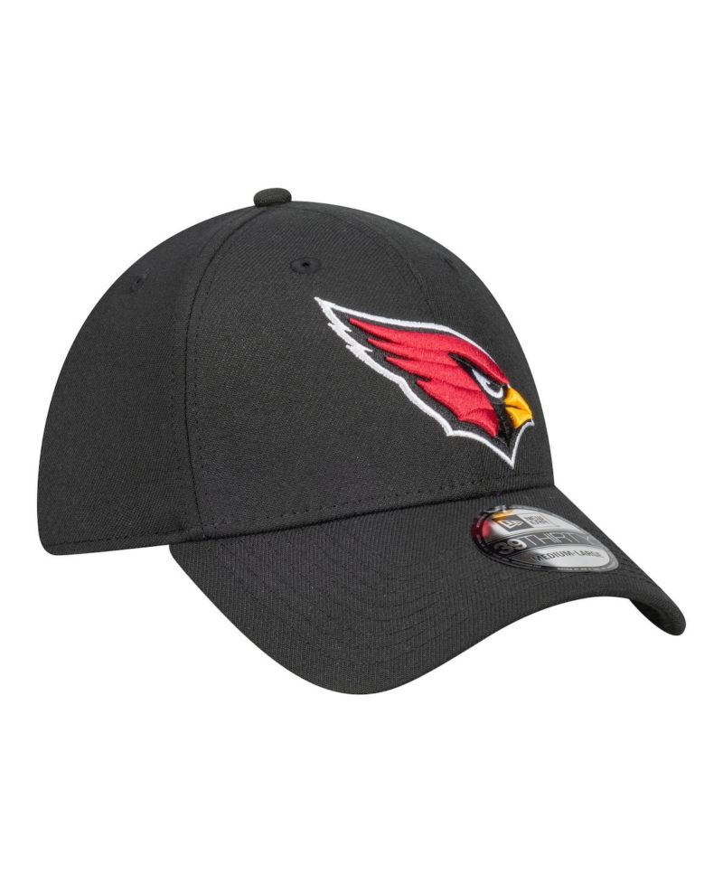 Men's Black Arizona Cardinals Core Team 39THIRTY Flex Hat