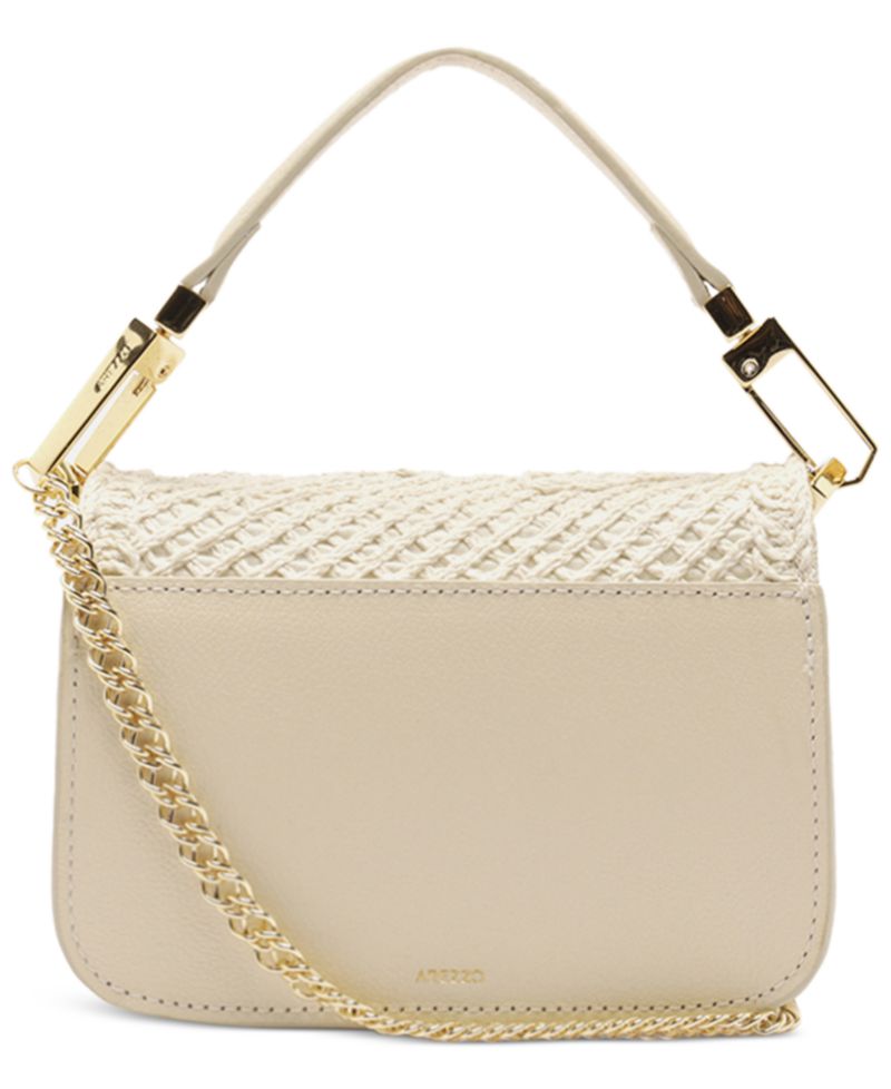 Lucy Mini Embroidery Snap Button Crossbody Handbag