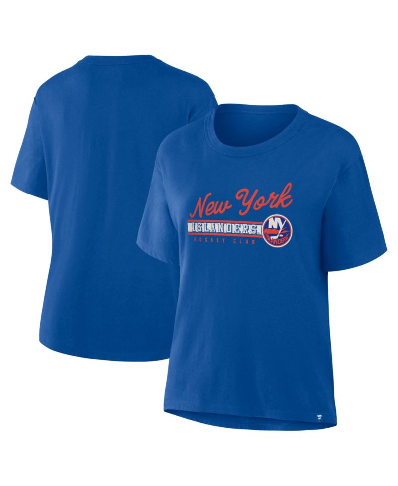 Women's Royal New York Islanders Hometown Premium Legacy T-Shirt