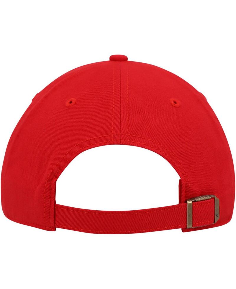 Women's Red Calgary Flames Team Miata Clean Up Adjustable Hat