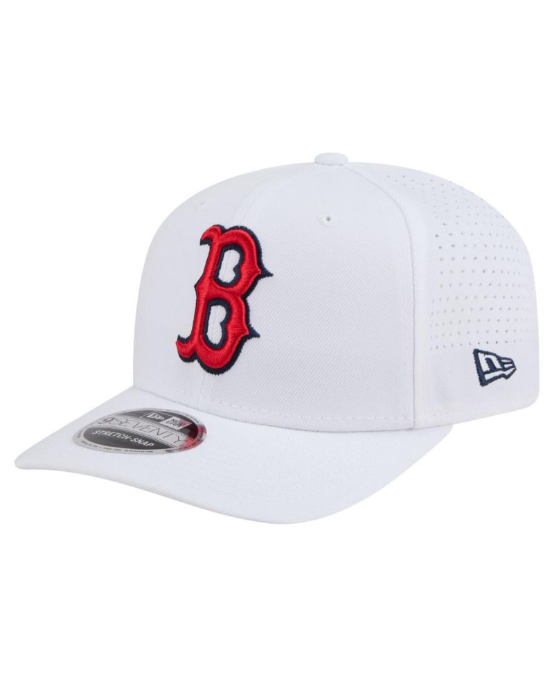 Men's White Boston Red Sox COOLERA 9SEVENTY Adjustable Hat