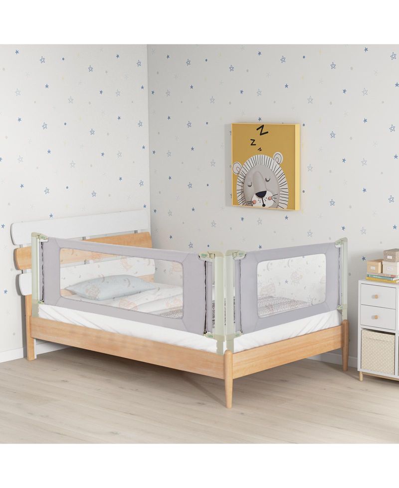 Vertical Lifting Bed Rail for Toddlers with Double Lock-59 inch