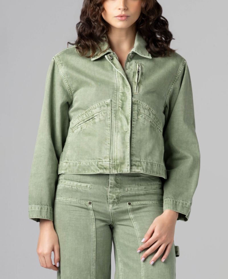 Women's Collared Twill Jacket