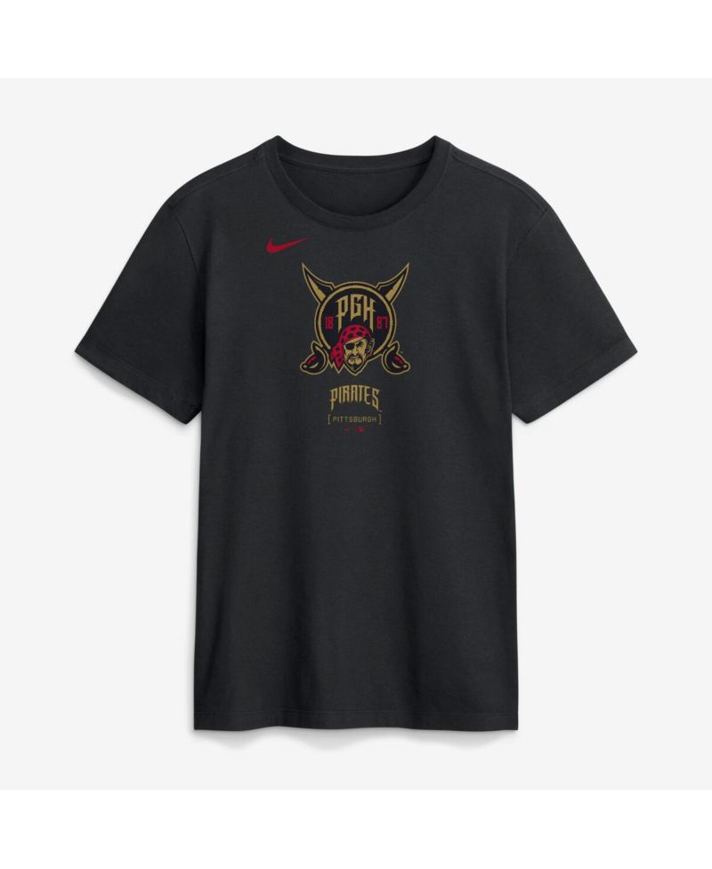 Men's Black Pittsburgh Pirates 2026 City Connect Large Logo T-Shirt
