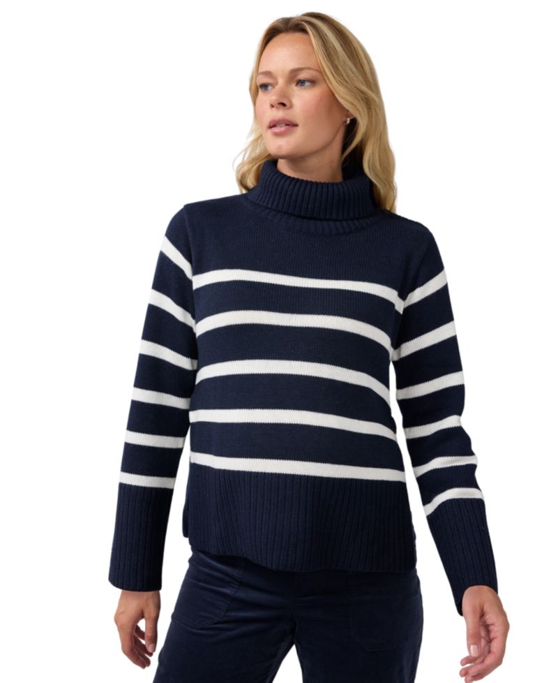 Maternity High-Neck Oversized Nursing Sweater