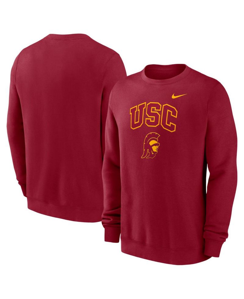 Men's Cardinal USC Trojans Arch Pullover Sweatshirt