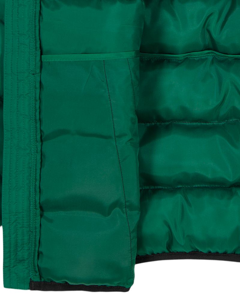 Boys' 8-20 Logo Full-Zip Puffer Hooded Jacket