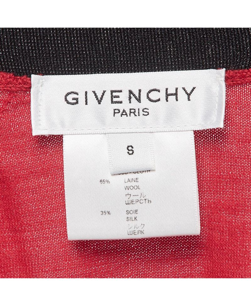 Women's Red/black Jersey Colorblock Sweatshirt