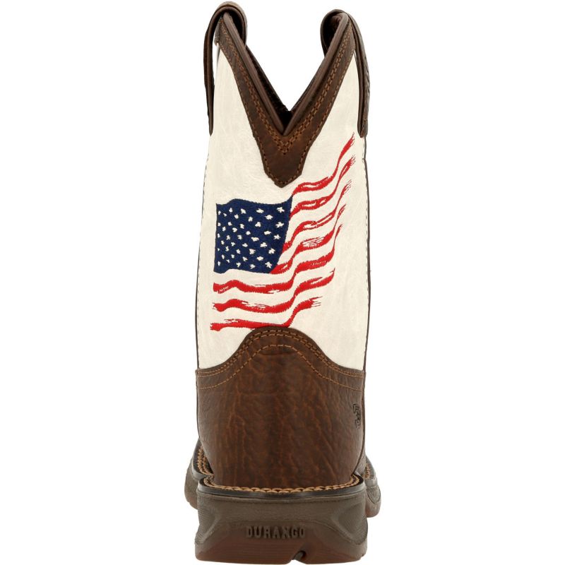 Lil' Rebel by Big Kids Distressed Flag Western Boot