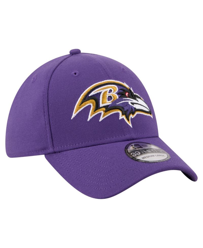 Men's Purple Baltimore Ravens Core Team 39THIRTY Flex Hat