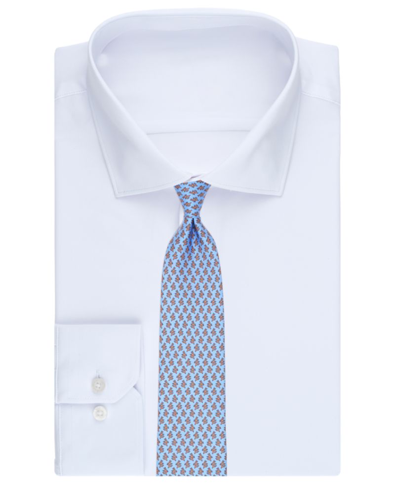 Men's Staghorn Coral Classic Design Silk Tie