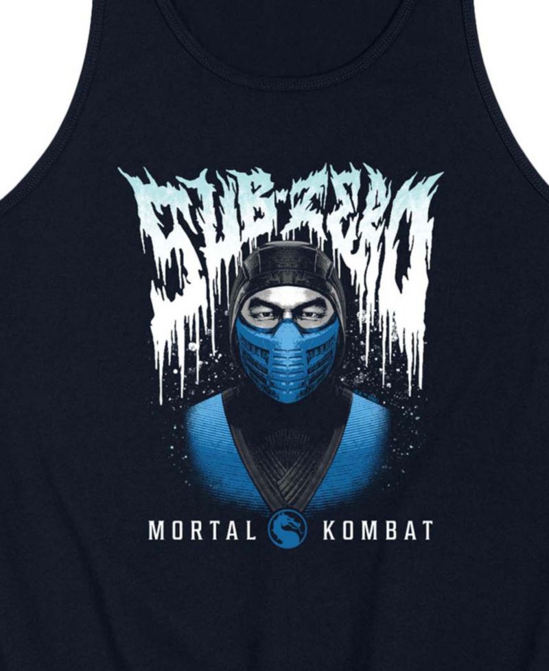 Men's Mortal Kombat Sub Zero Metal Graphic Tank Top
