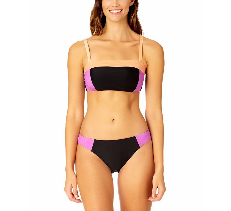 Women's Colorblock Bandeau Bra Swim Top