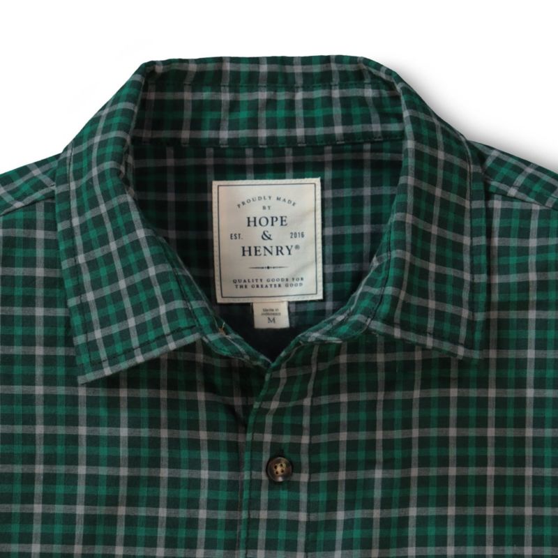 Men's Convertible Double Weave Button Down Shirt