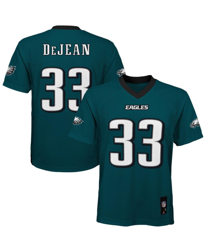 Big Boys and Girls Cooper DeJean Midnight Green Philadelphia Eagles Team Replica Jersey