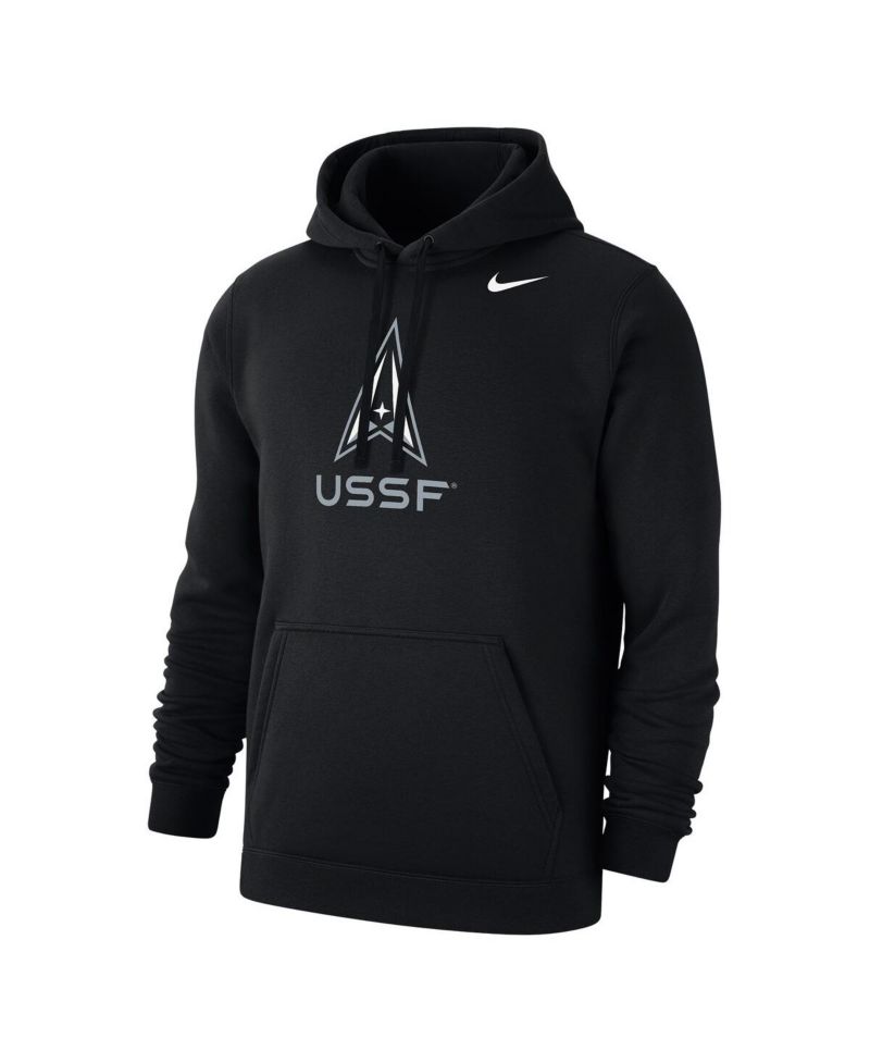 Men's Black Air Force Falcons Space Force Rivalry Fleece Pullover Hoodie