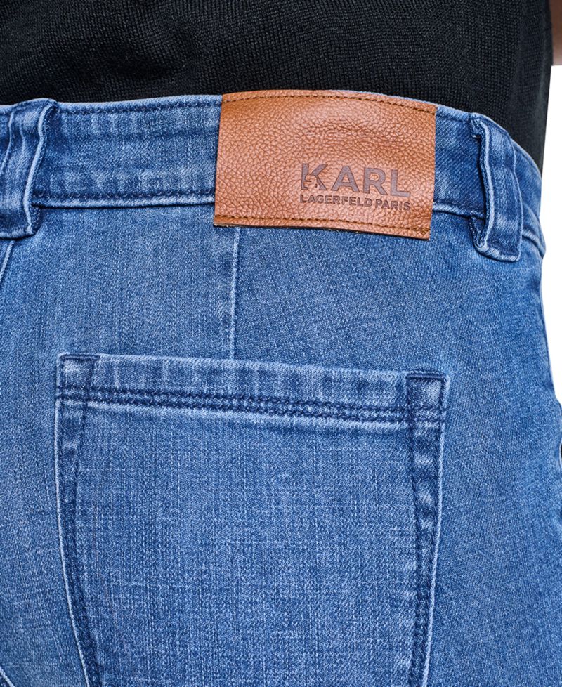 Petite Button-Fly Jeans