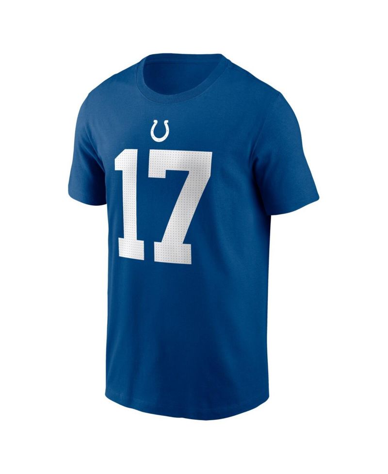 Men's Daniel Jones Royal Indianapolis Colts Name & Number T-Shirt