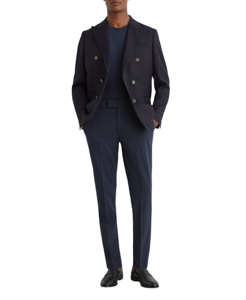Men's Found Slim-Fit Stretch Drawstring Trousers Pants