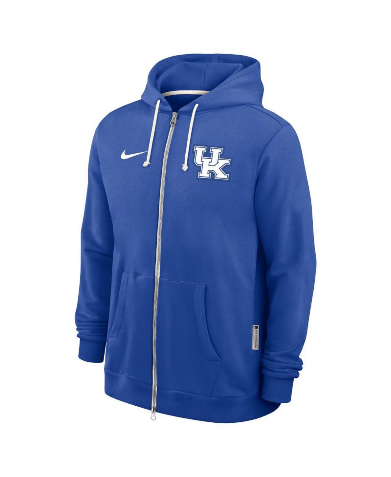 Men's Royal Kentucky Wildcats 2025 Sideline Standard Issue Dri-FIT Full-Zip Hoodie
