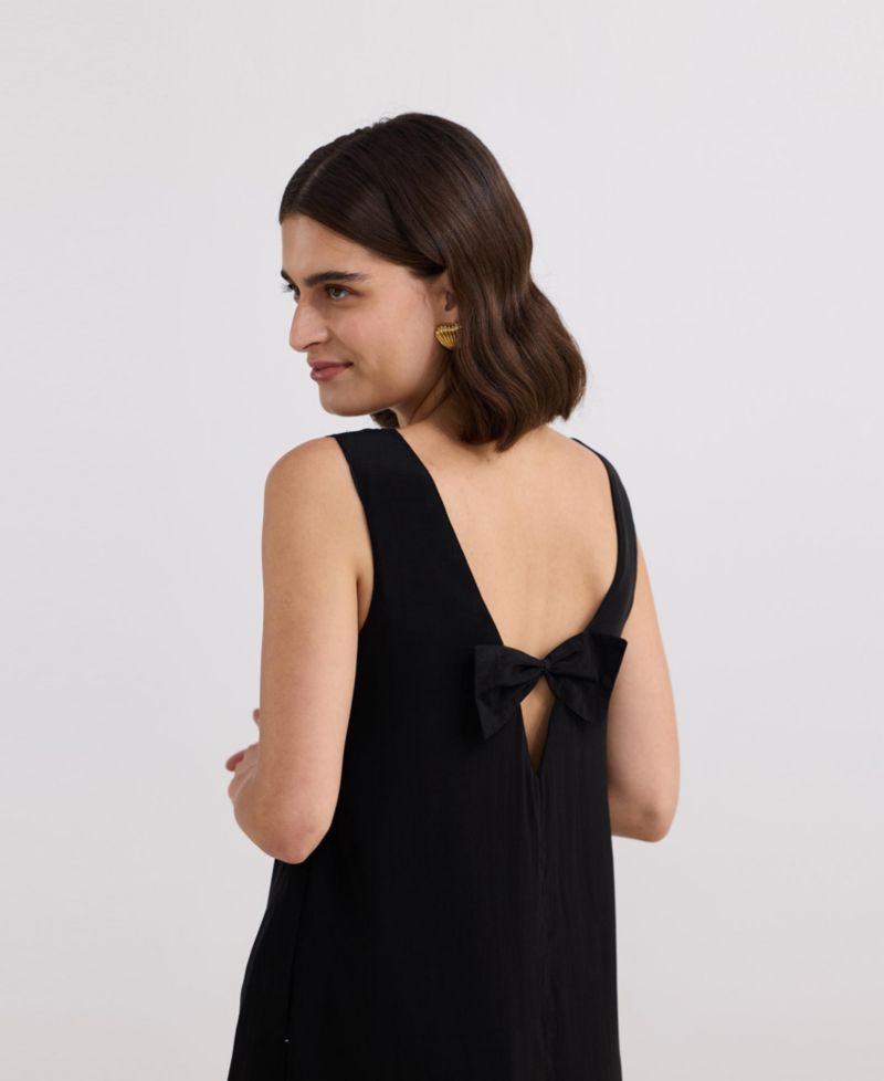 Women's Midnight Muse V-neck Short Dress