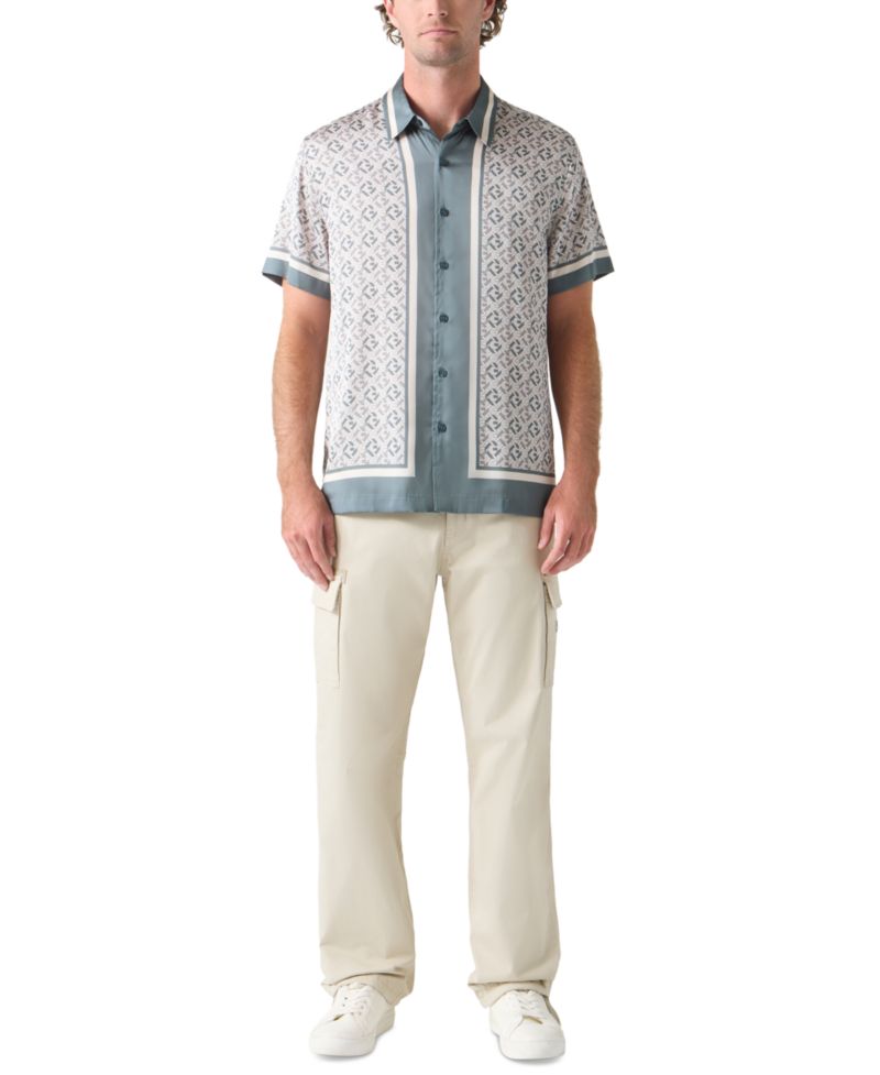 Men's Woven Logo Shirt
