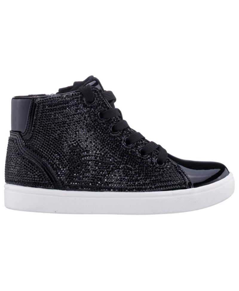 Big Girls' Kula Crystal Accents Non-Slip High-Top Sneakers