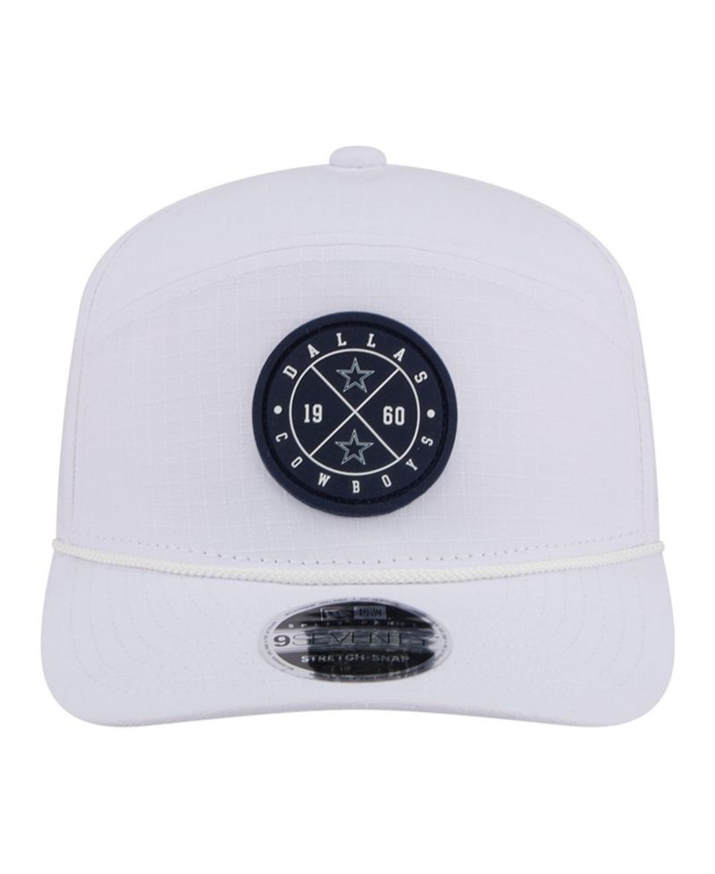 Men's White Dallas Cowboys Quick Strike Split Panel 9SEVENTY Stretch-Snap Hat