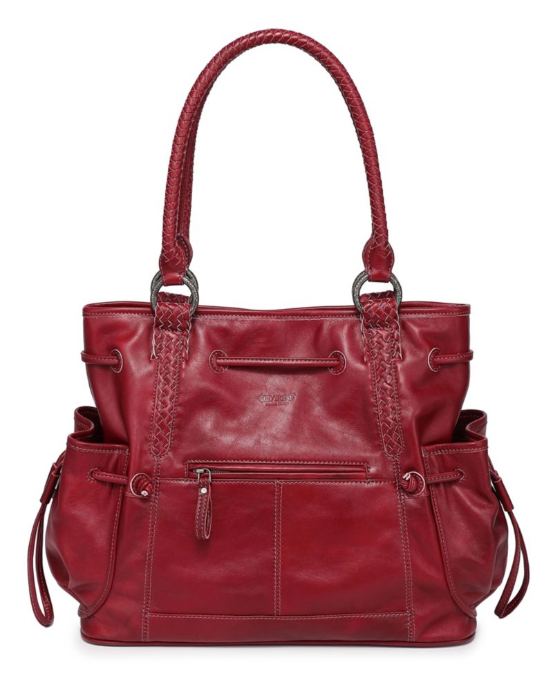 Brassia Medium Leather Tote Bag