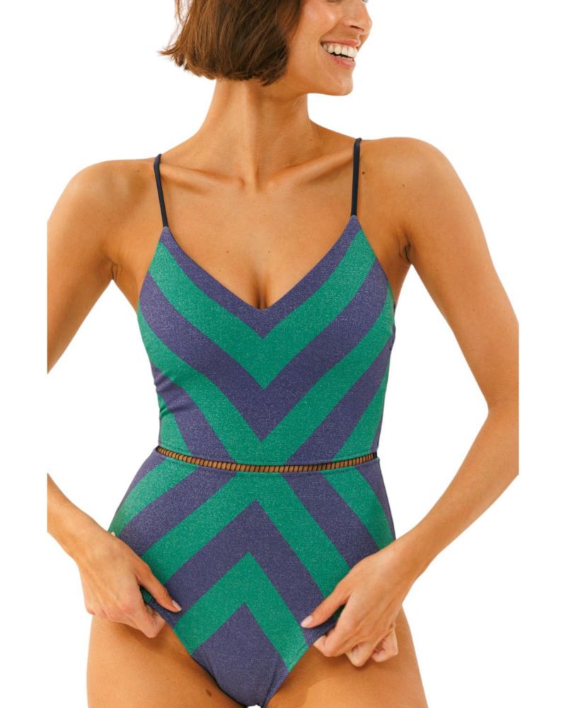 Women's Arava Stripes One Piece Swimsuit