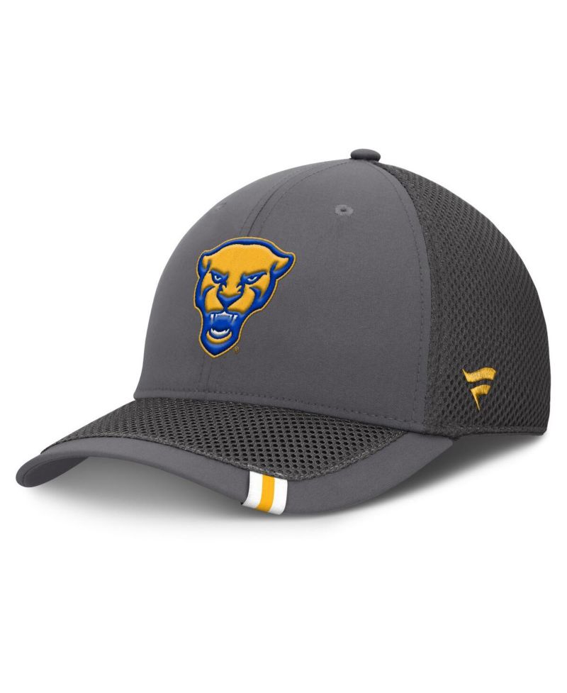 Men's Gray Pitt Panthers Clincher Flex Hat