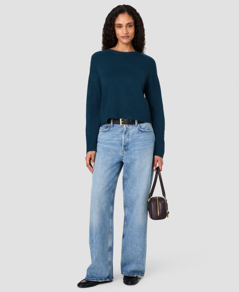 Women's Babysoft Oversized Crewneck Long-Sleeve Sweater