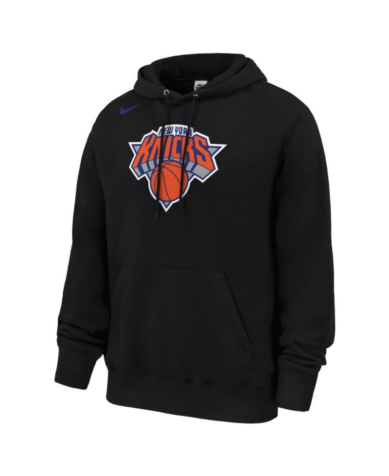 Men's Black New York Knicks Club Fleece Hoodie