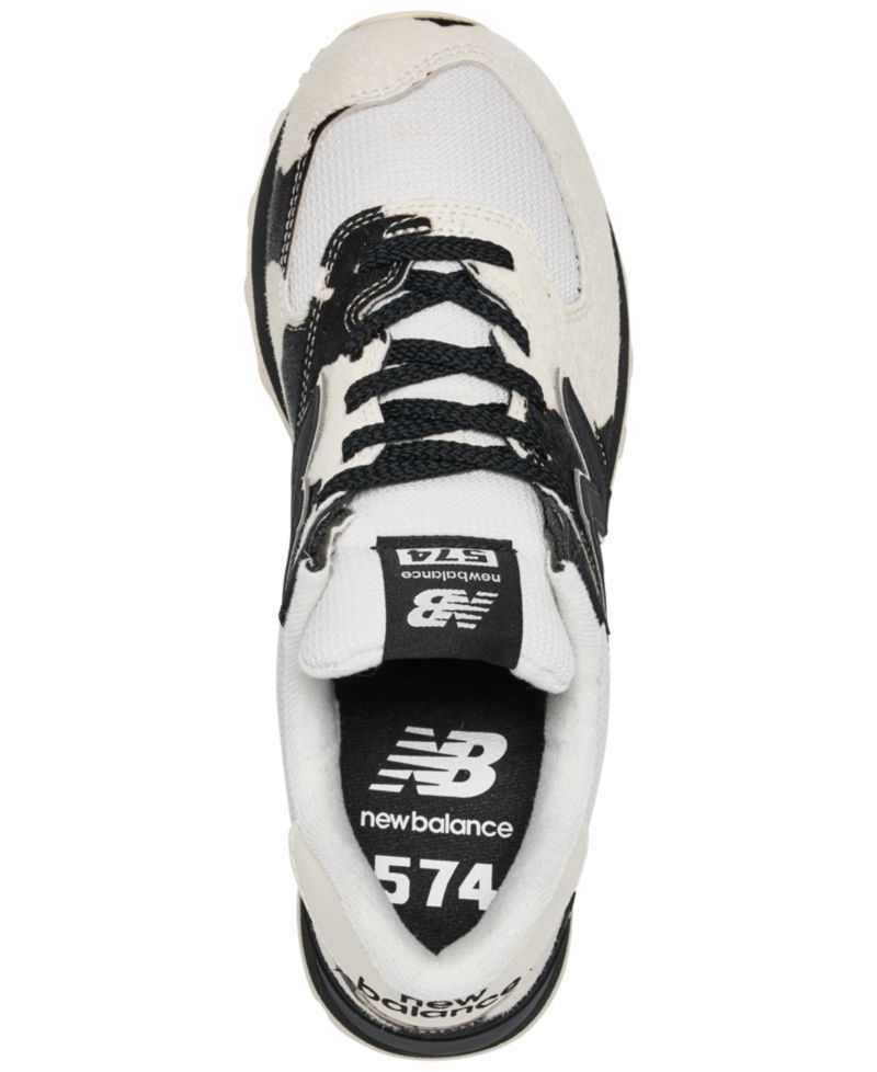 Women's 574 Cow Print Fashion Sneakers from Finish Line