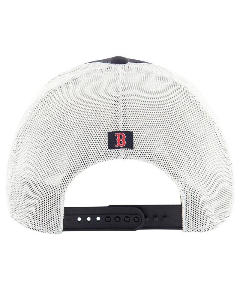 Men's Navy Boston Red Sox Downburst Trucker Adjustable Hat