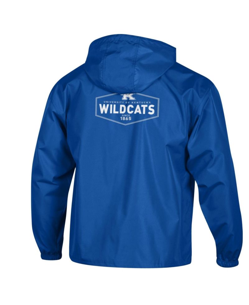 Men's Royal Kentucky Wildcats Delay Packable Half-Zip Jacket