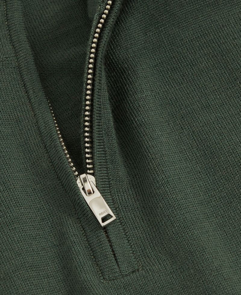 Men's Blackhall Half Zip Funnel Merino Wool Jumper Sweater