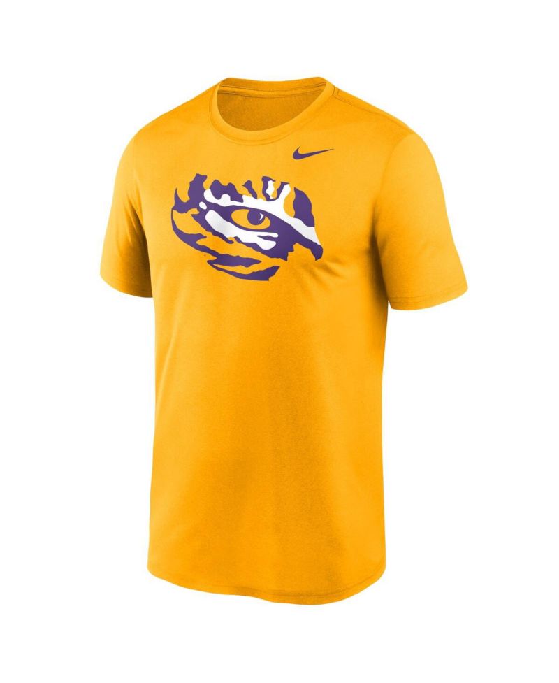 Men's Gold LSU Tigers Primetime Legend Alternate Logo T-Shirt