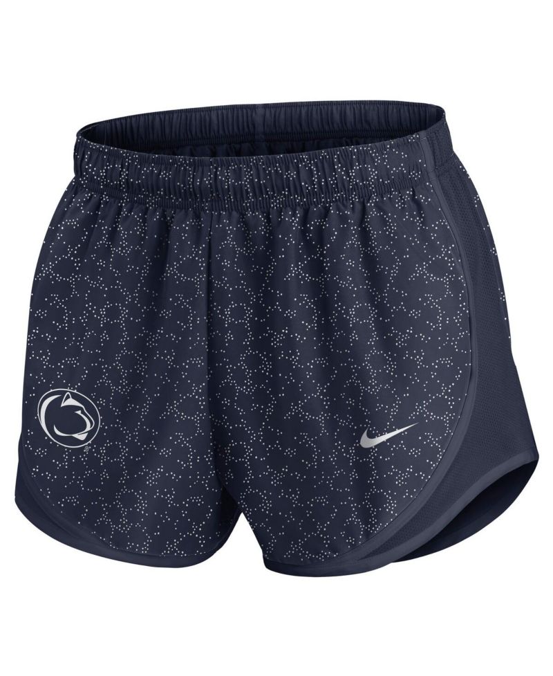 Women's Navy Penn State Nittany Lions Tempo Pattern Performance Shorts