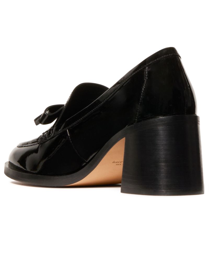 Women's Deco Bow Heeled Loafers